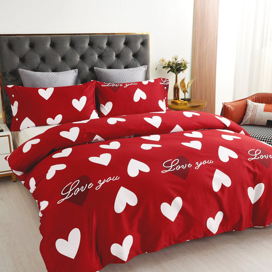 Love You | Set Copripiumino in Microfibra di Poliestere