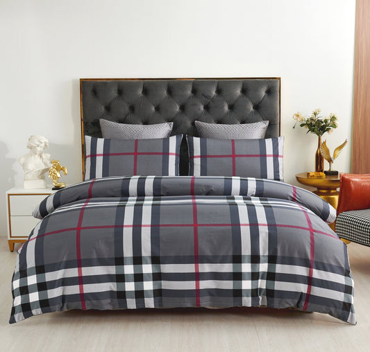 London Time | Set Copripiumino in Microfibra di Poliestere