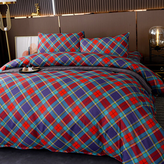 Fascino Scozzese | Set Copripiumino in Microfibra di Poliestere