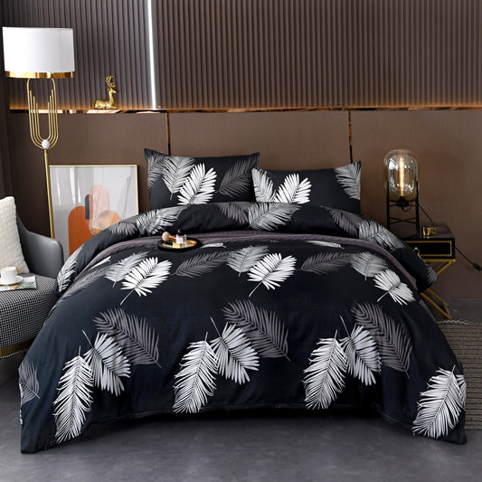 Ombre di Palma | Set Copripiumino in Microfibra di Poliestere