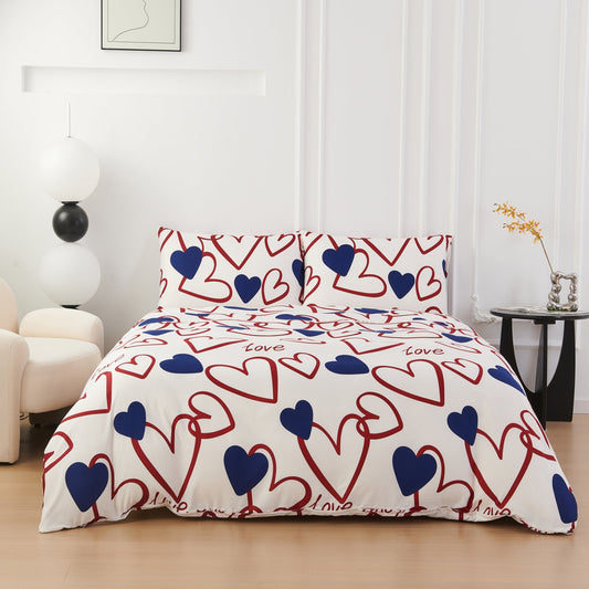 Love Story | Set Copripiumino in Microfibra