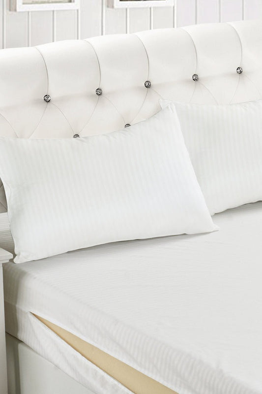 FD044 | Coppia Federe Mille-Righe Con Zip