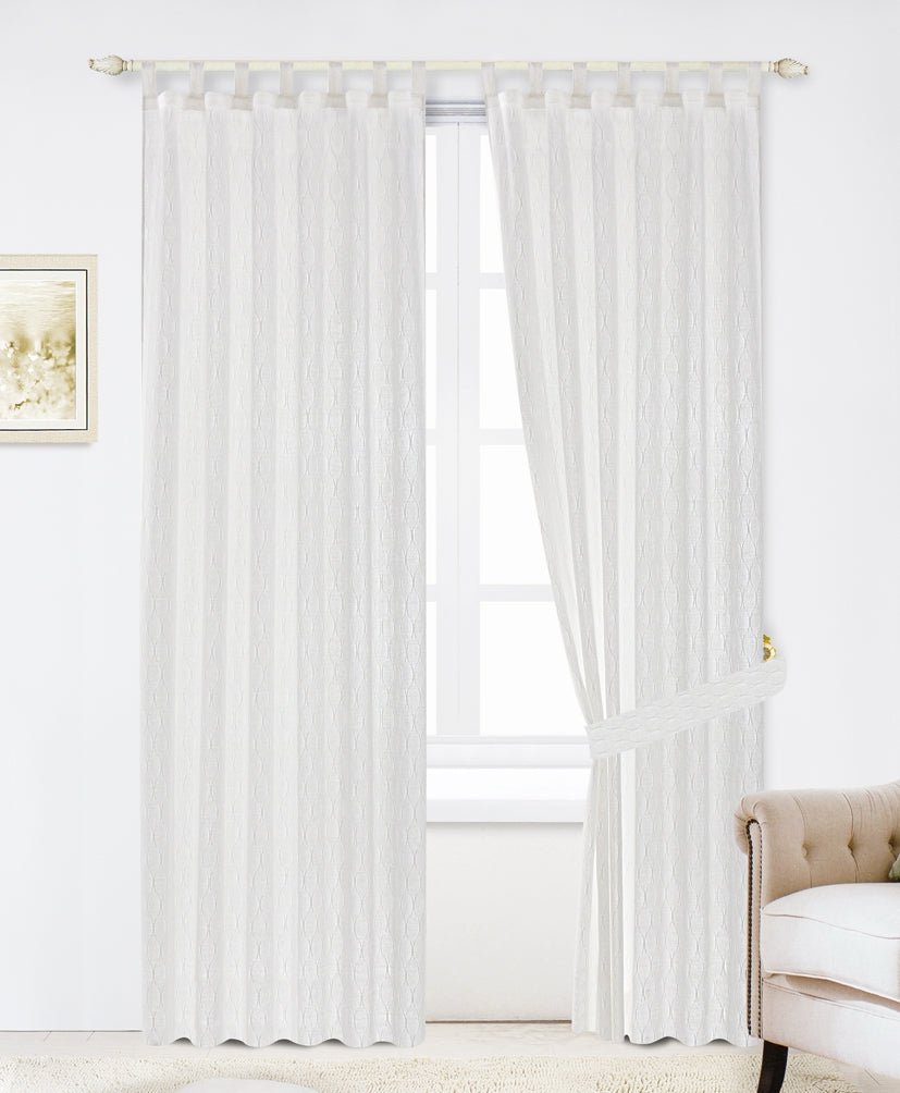 Tenda Oscurante Jacquard Con Occhielli, Caramello, 245x140 Cm, Tessuto Morbido Con Motivo A Tralci, Fashion&Joy