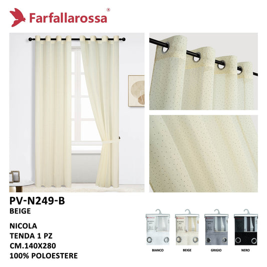 Nicola | Tenda Decorativa con Puntinatura PV-N249
