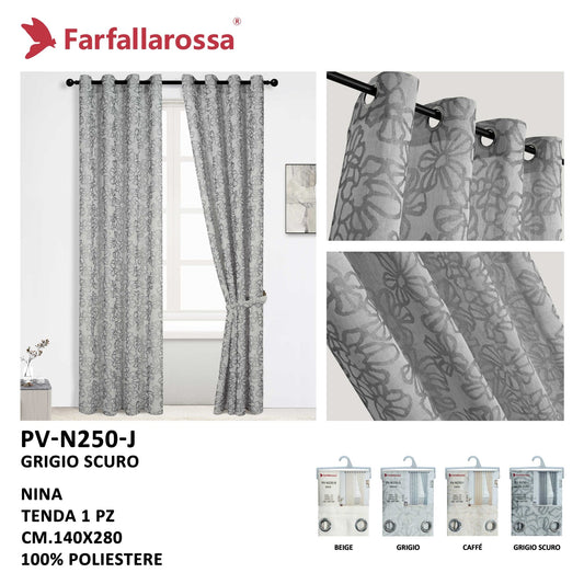 Nina | Tenda Filtrante con Motivo Floreale PV-N250