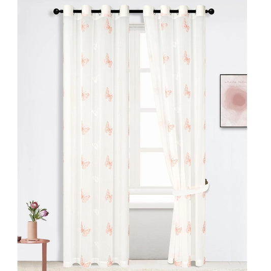 Norma | Tenda Filtrante con Motivo Farfalla PV-N252