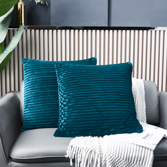 BEBUSINGOTO Copricuscini In Velluto 30x50 Cm Con Stampa Dorata, Federa - Foto 10