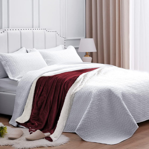 1 Pezzo Morbida E Calda Coperta In Velluto Di Latte E Pile - Foto 5