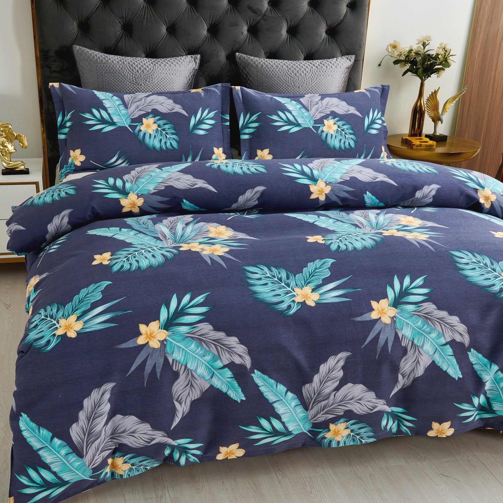 Set copripiumino blu per hotel 4 pezzi set di biancheria da letto ultra morbido in cotone a fibra lunga 1000TC federe per letto matrimoniale queen king 4 pezzi, per tutte le stagioni Set copripiumino blu per hotel 4 pezzi set di biancheria da letto ultra morbido in cotone a fibra lunga 1000TC federe per letto matrimoniale queen king 4 pezzi, per tutte le stagioni