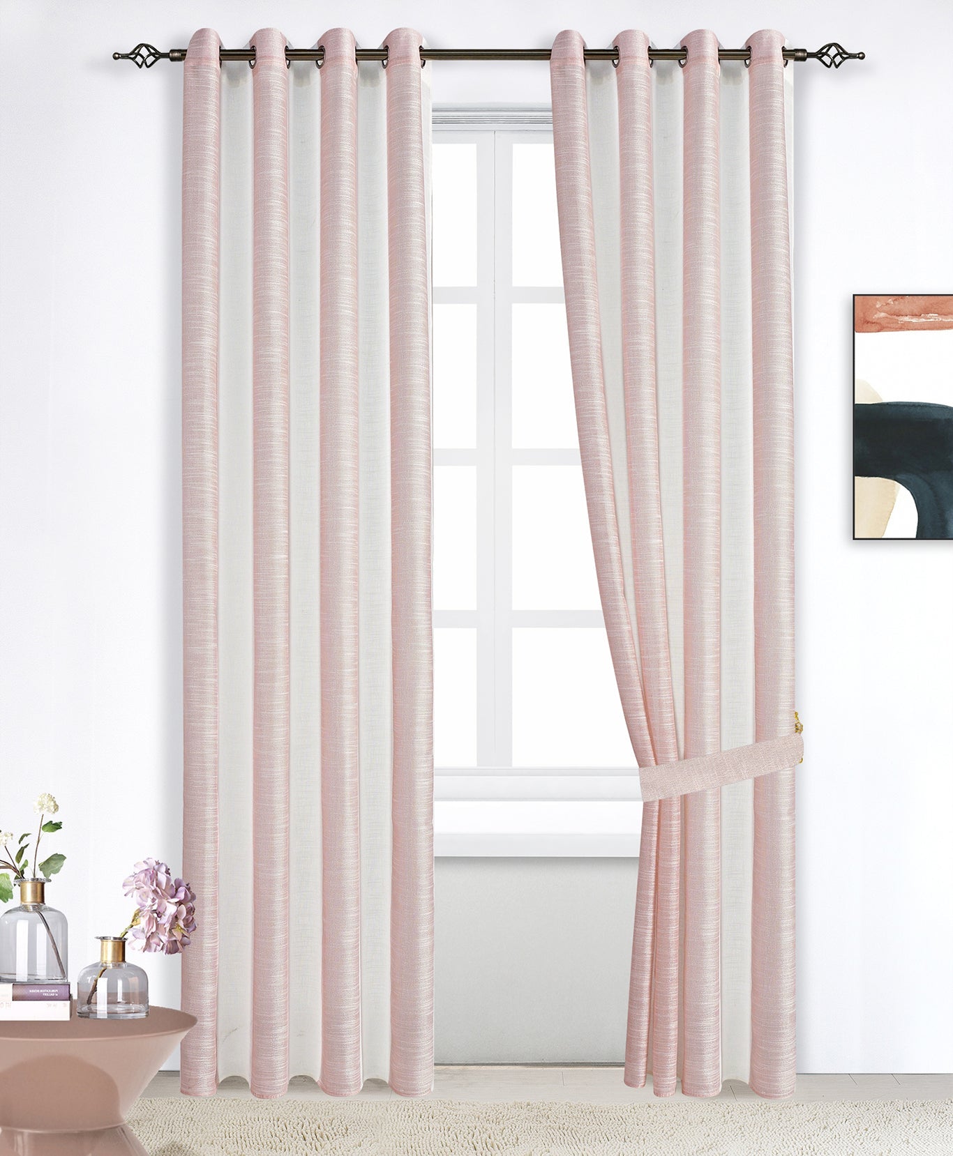 Gardinenbox 61000CN - Set di 2 tende trasparenti per soggiorno, in voile, con passanti, con chiusura a nastro, 245 x 140 cm, colore: grigio Gardinenbox 61000CN - Set di 2 tende trasparenti per soggiorno, in voile, con passanti, con chiusura a nastro, 245 x 140 cm, colore: grigio